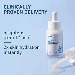 Plum 10% Niacinamide Serum with Rice Water | Serum for Face 15 ml Exp: 5/26